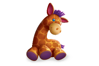 Stuffed giraffe